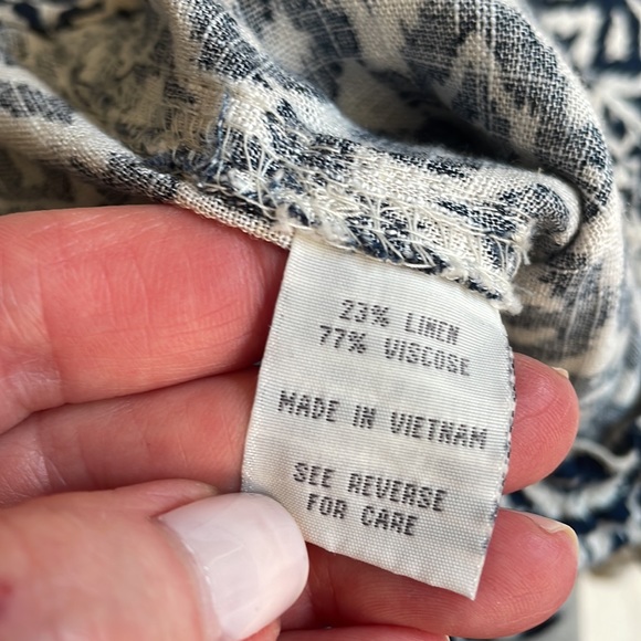 Cali 1850 wide leg bohemian style pant size sm - Picture 9 of 10